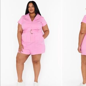 Outlaw Romper - Pink 2X